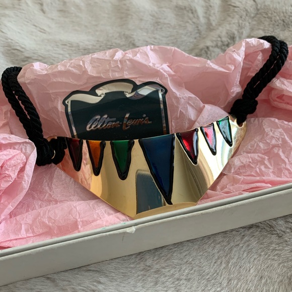 Vintage Alton Lewis Artsy Choker 🖼 - Picture 4 of 5